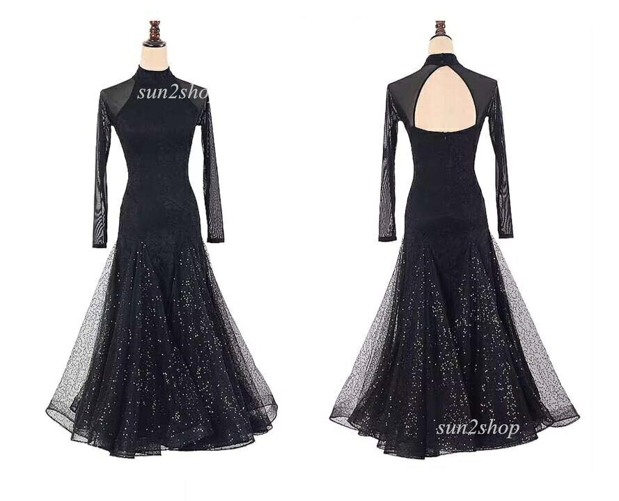 【送料無料】社交ダンスドレス モダン衣装 練習着 フラメンコ 社交ダンス 競技用のドレス モダンドレス 高品質 社交ダンス衣装 スレンダー ダンスウェア ワルツ 大きい裾 ワンピース ゴージャス スタンダードドレス ステージ衣装 スレンダーパーティー レディース M-XL