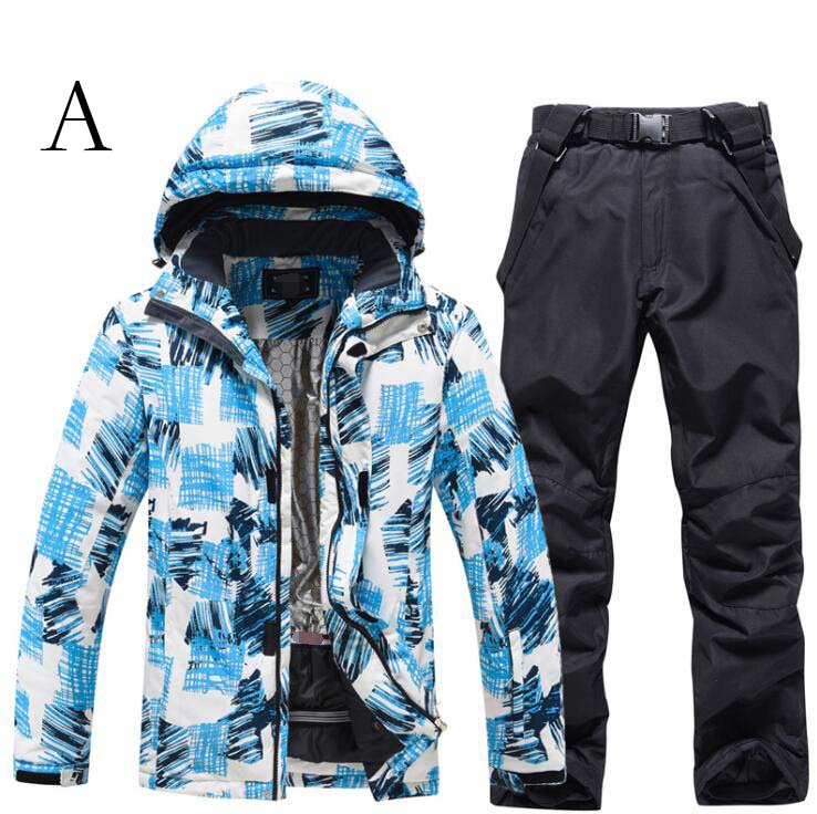 メンズ スキーウェア 雪服 送料無料 スノーボードウェア 人気 お洒落 上下セット ...