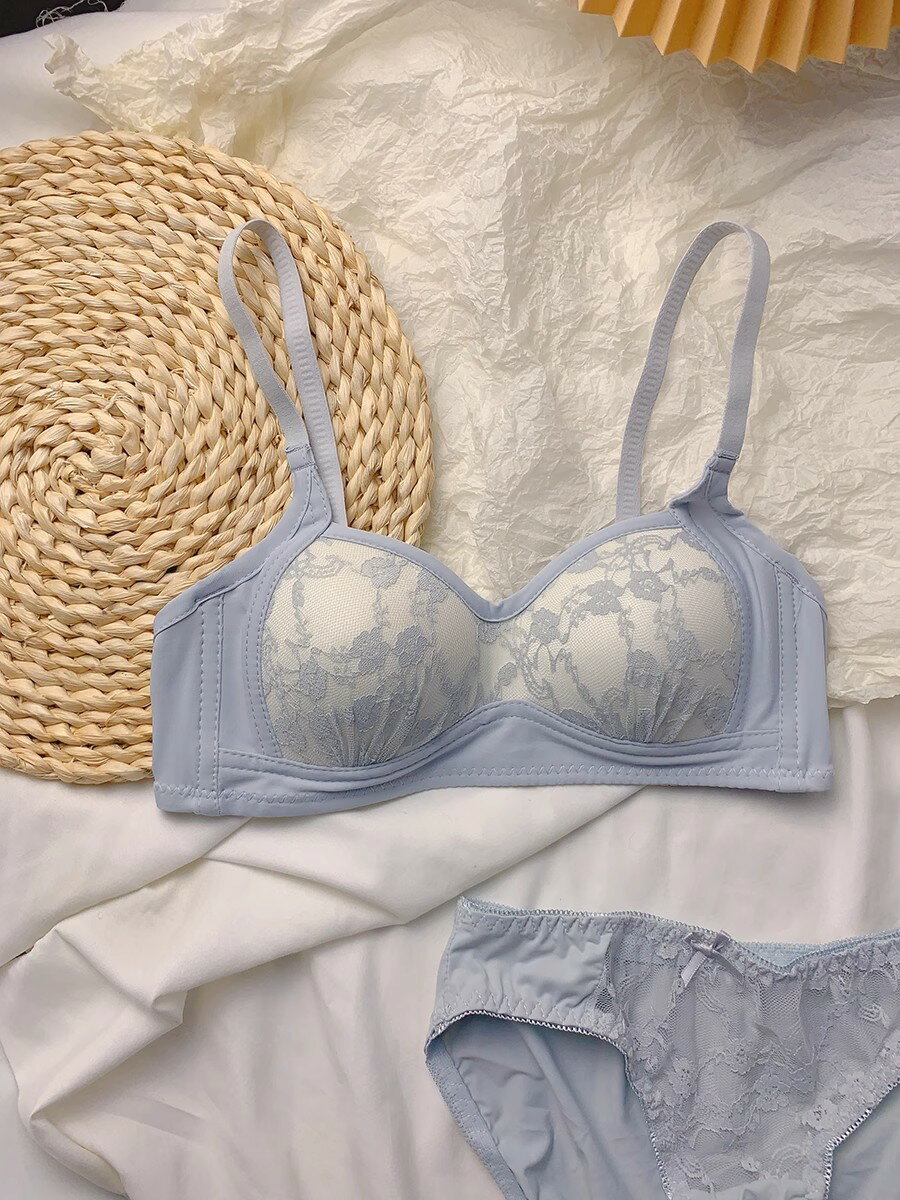 セクシー 超盛りブラ ショーツ ランジェリー ブラセット bra set インナー ブラ&ショーツ セット 小胸 ..