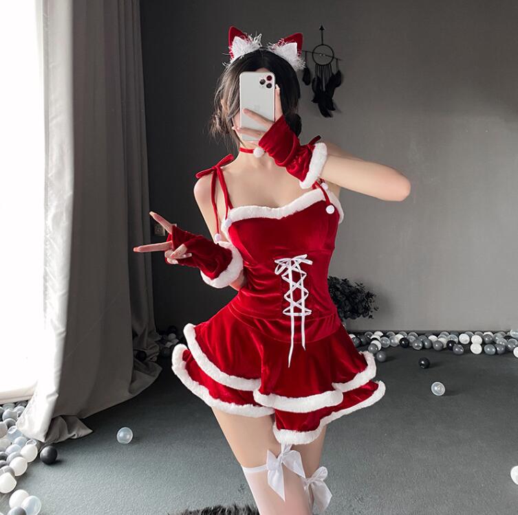 ハロウィン コスチューム 衣装 情趣下着 ミニドレス パーティー衣装 サンタ衣装 コ...