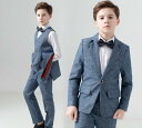 送料無料 子供スーツ キッズスーツ 男の子 長袖 ジャケット ベスト フォーマル 蝶ネクタイ シャツ 卒業式 入学式 キッズフォーマル ピアノ 発表会 結婚式 ...