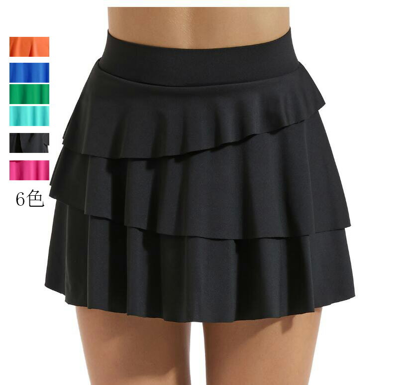 送料無料 スカート プリーツスカート ミニスカート スポーツウェア インナーパンツ付き 女の子 ダンス ..