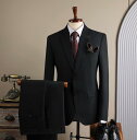 送料無料 セットアップ メンズスーツ 上下セットフォーマル ビジネス 二つボダンスーツ スリム カジュアルリクルートスーツ 就活 オシャレ ジャケット ベスト ...