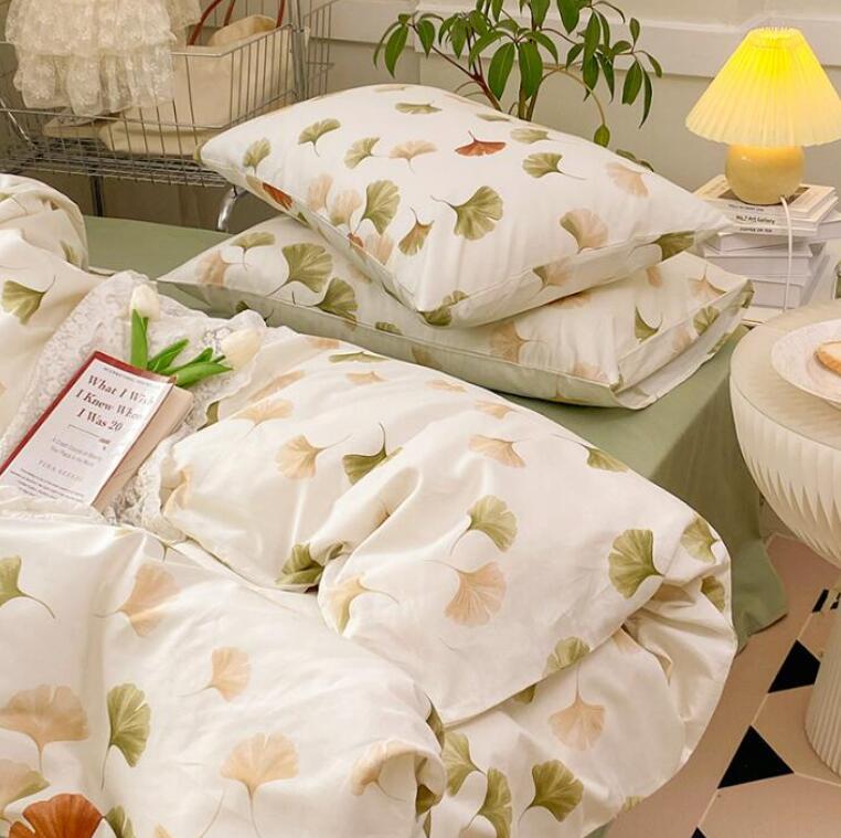 Futon Sets - 送料無料 布団カバーセット 3点セット 清新風 シングル 綿100% 通気性 速乾 柔らか 掛けカバー フラットシーツ 枕カバー 可愛い きれいめ おしゃれ 引っ越し 新生活 寝具カバーセット 洗濯可 ギフト 寝室コーデ 安心 清潔 四季通用 新作 インテリア 洗い替え★激安★セール