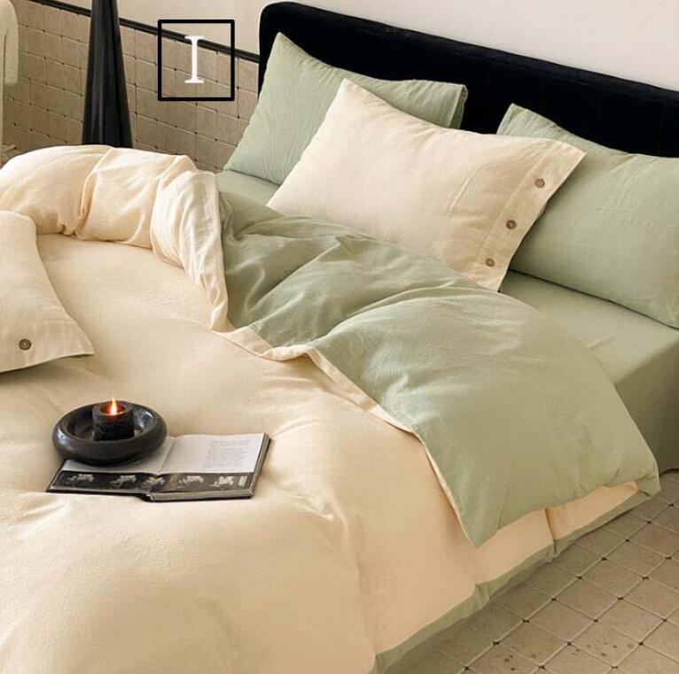 シーツセット 送料無料 布団カバーセット ガーゼ 綿100% 優しい肌触り 北欧 掛ふとんカバー3点セット 4点セット シングル ダブル クイーン ボックスシーツ/フラットシーツ 掛け布団カバー 枕カバー 寝具カバーセット ゴムバンド 通気性 四季通用 洗える★激安★セール