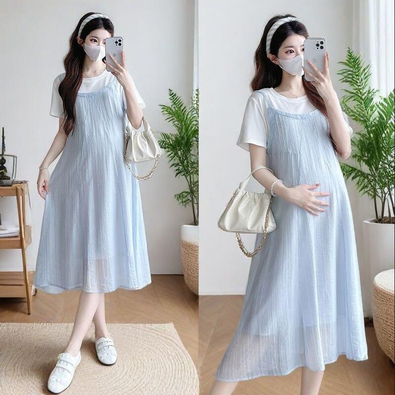Dresses - 送料無料 妊娠 マタニティウェア 授乳服 妊婦服 マタニティワンピース マタニティ 妊婦 あったか 春夏 授乳ワンピース レディースワンピース 体型カバー カジュアル 面接 大きいサイズ ルームウェア 出産 産前 産後 臨月 半袖 きれいめ おしゃれ 可愛い M L XL XXL