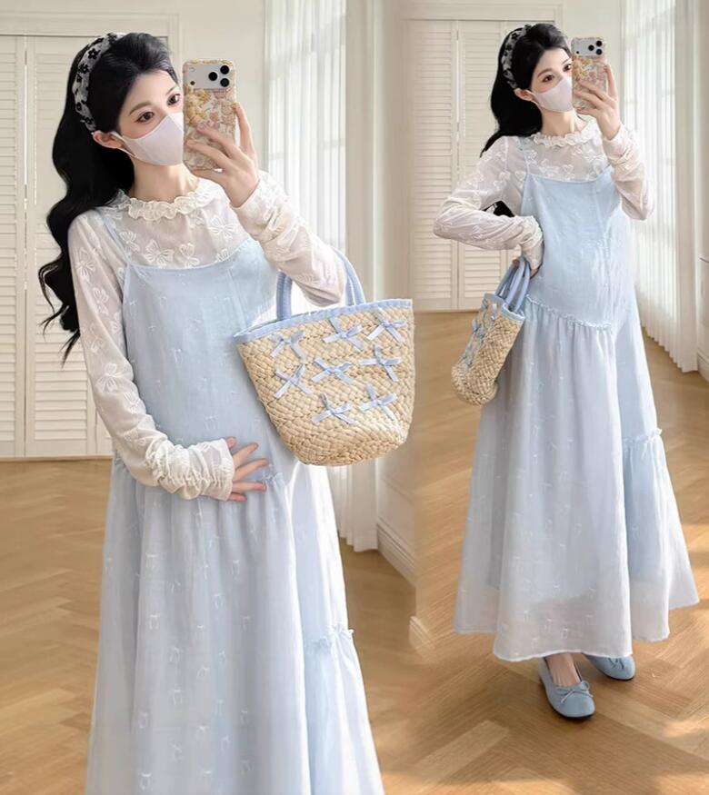 送料無料妊婦服マタニティワンピース...