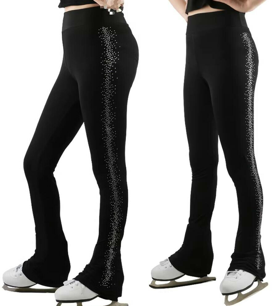 Rakuten - フィギュアスケートパンツ 練習 女性 タイツ レギンス 高弾性 優しい ロングパンツ 厚手 トレーニング 練習着 子供 女子 大人 レディース パンツ フィギュアスケート 練習衣装 アイスパンツ スケートウエア アイスフィギュアスケート 可愛い