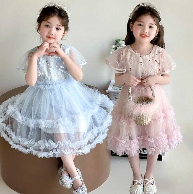 【送料無料】女の子ワンピース 子供服 子供ドレス 短袖 ワンピース 女の子 夏服 キッズワンピース お姫様 ベビー 可愛い 子供ワンピース 激安 誕生日 ガールズ ピアノ発表会 結婚式ワンピース お出かけ 入園 卒業式 入学式ワンピース 大きいサイズ ロング おしゃれ