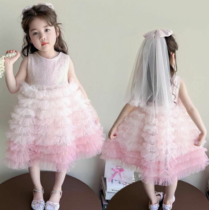 【送料無料】子供ドレス 女の子ワンピース 袖なし ワンピース 女の子 夏服 子供ワンピース お姫様 キッズワンピース ベビー 子供服 可愛い 激安 誕生日 ガールズ ピアノ発表会 結婚式ワンピース お出かけ 入園 卒業式 入学式ワンピース 大きいサイズ ロング おしゃれ