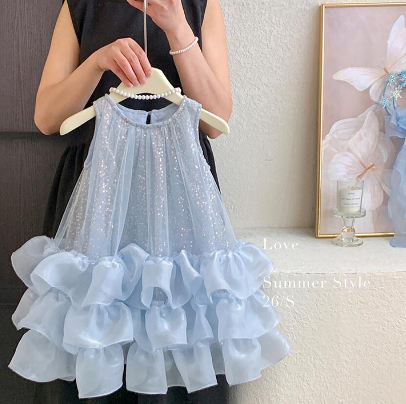 【送料無料】子供ドレス キッズワンピース 激安 可愛い 夏 子供ワンピース 女の子 ワンピース 子供服 袖なし 大きいサイズ 女の子ワンピース ベビー お姫様 入園 卒業式 入学式ワンピース ロングワンピース フォーマル 誕生日 ガールズ ピアノ発表会 結婚式ワンピース