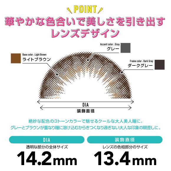 グレージュブラックポイント