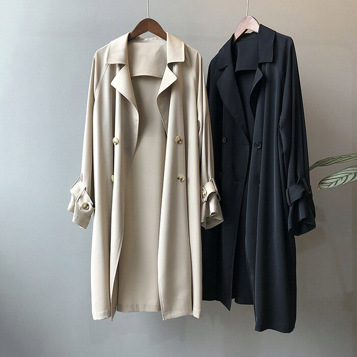 レンチコート スプリングコート ロングコート アウター レディース コート ロング丈/春 春服 20代 30代 40代 50代 春物 春服 ガウンコート ロング ベージュ 大きいサイズ ロング丈 XS/S/M/Lサイズ レディース マウンテンパーカー ロング アウター