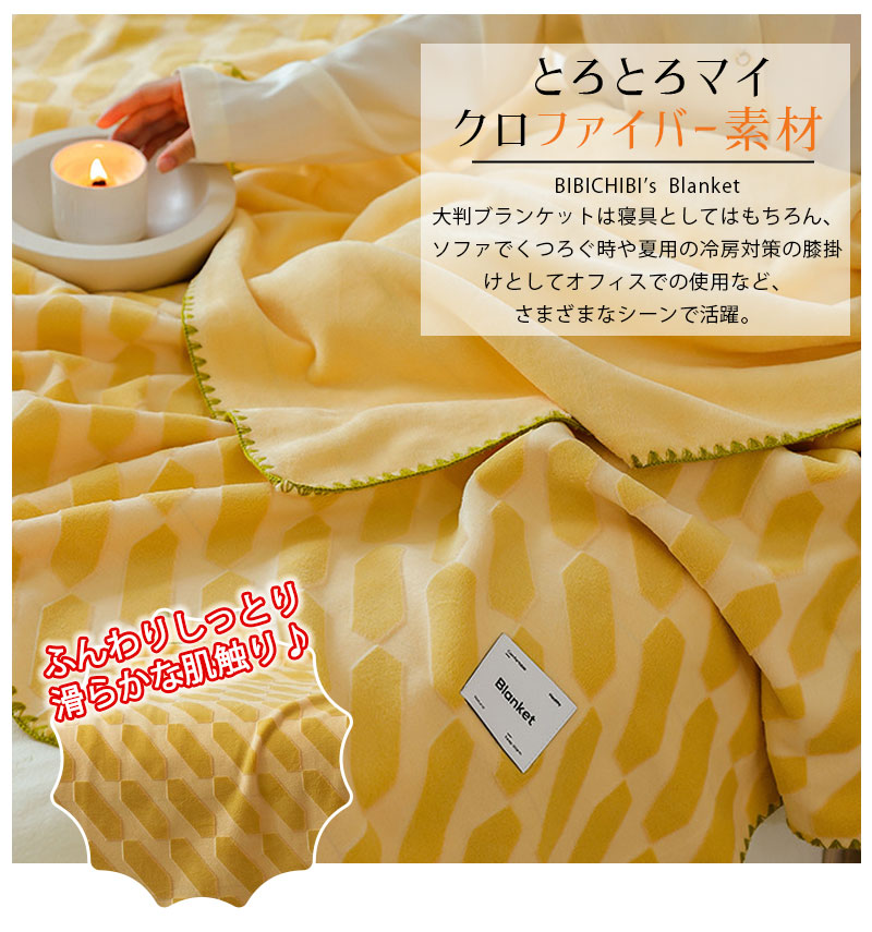 ブランケット 毛布 マルチカバー 北欧 ベッドスロー ソファーカバー シングル セミダブル ダブル 掛け毛布 膝掛け ひざ掛け 冷房対策 ソファ カバー ベッドスプレットマイクロファイバー フランネル 高品質 ふわふわ 気持ち良い 軽量 おしゃれ 春夏秋冬 肌ざわり [3]