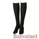 ボンボラン Bonvolant 段階圧縮ハイソックス2足組(黒色)(4)