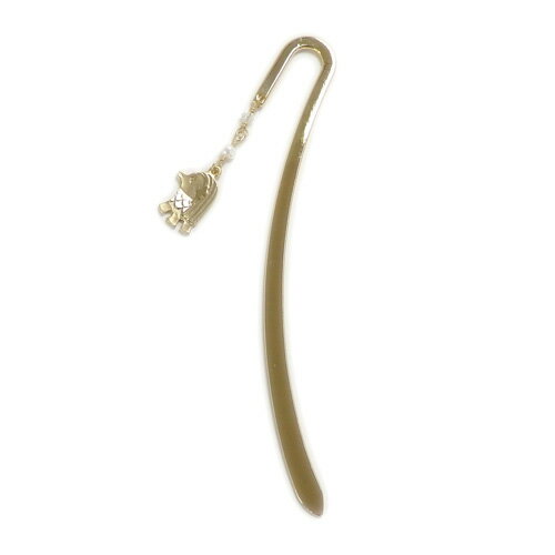 メール便 しおり ブックマーカー アマビエ様 淡水パール スワロフスキー 金属 メタル シルバーカラー ゴールドカラー 栞 帯飾り 浴衣 着物 amabie