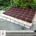 石畳を思わせるモダンデザイン 今治タオル ミルト(MIRT) ブロック(Block) フェイスタオル カラー(ホワイト/ベージュ/ブラウン) 【日本製】