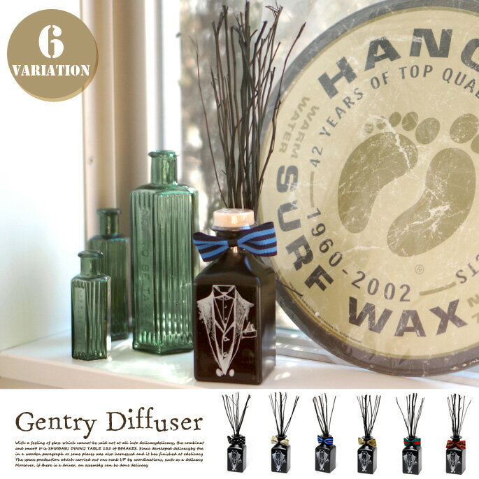 GENTRY DIFFUSER（ジェントリーディフューザー） フレグランス 香り GRACE by GOODY GRAMS 全6タイプ（PHILLIPS-VIVA MORROCCO WALES-JAPANESE FLOWER SEVERN-SILVER BROSSOM ANDREW-SUN FLOWER ROYAL-JASMINE TEA EDWARD-SPRING BLOSSOM）