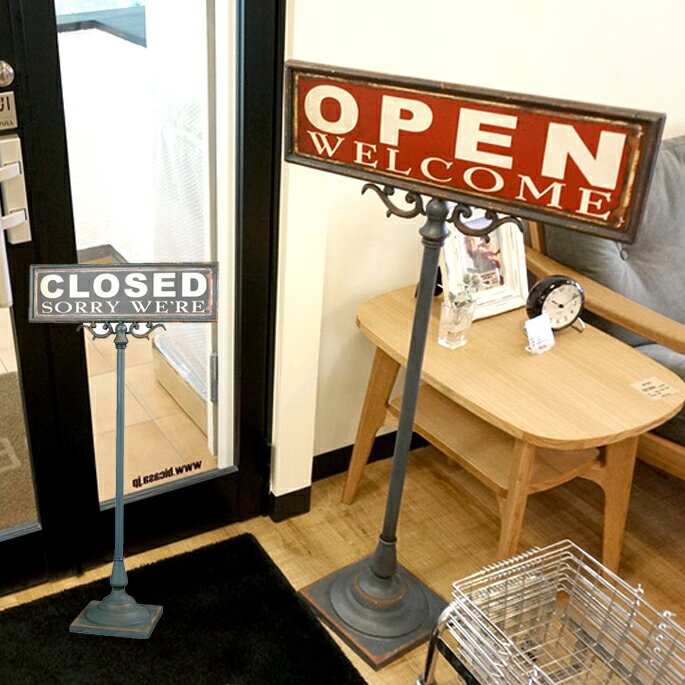 Open-closed sign stand（オープンクローズドサインスタンド） S355-83 DULTON（ダルトン）送料無料