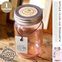 オリジナルテラリウムキット〜VINTAGE GLASS JAR TERRARIUM PINK（ヴィンテージグラスジャーテラリウム ピンク） ugm0405 URBAN GREEN MAKERS(アーバングリーンメーカーズ)