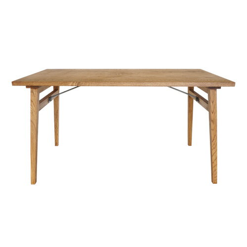 楢無垢材を使ったゆとりある4人掛けテーブル！DAYTON DINING TABLE 135 OAK（ ...