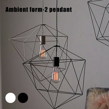 ペンダントライト アートワークスタジオ アンビエントフォーム2ペンダント(Ambient form2-pendant) AW-0471Z・AW-0471V 全2色（BK・WH）全2種（電球無・白熱球） 送料無料 ARTWORKSTUDIO