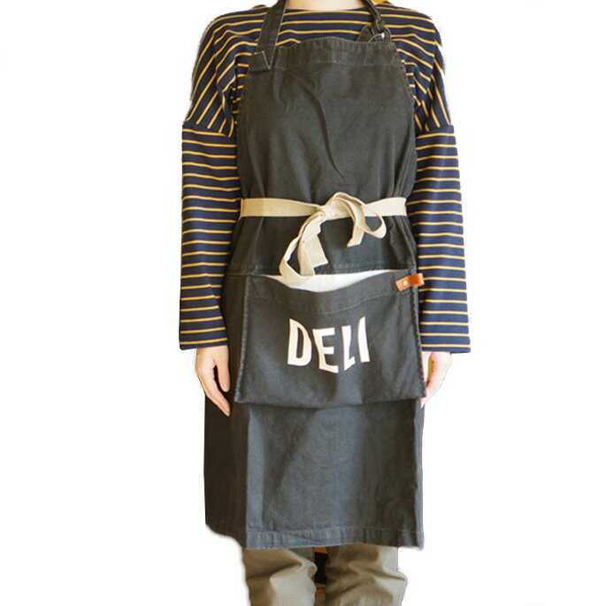 AND PACKABLE APRON DELI BLACK(アンドパッカブルエプロン デリブラック) ポケット収納可能