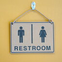 MINI SIGN BOARD（ミニサインボード）「RESTROOM」