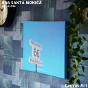 アート キャンバスアート サンタモニカ Canvas Art R66 SANTA MONICA JIG ZPT-61554 絵画 西海岸 ビンテージ おしゃれ
