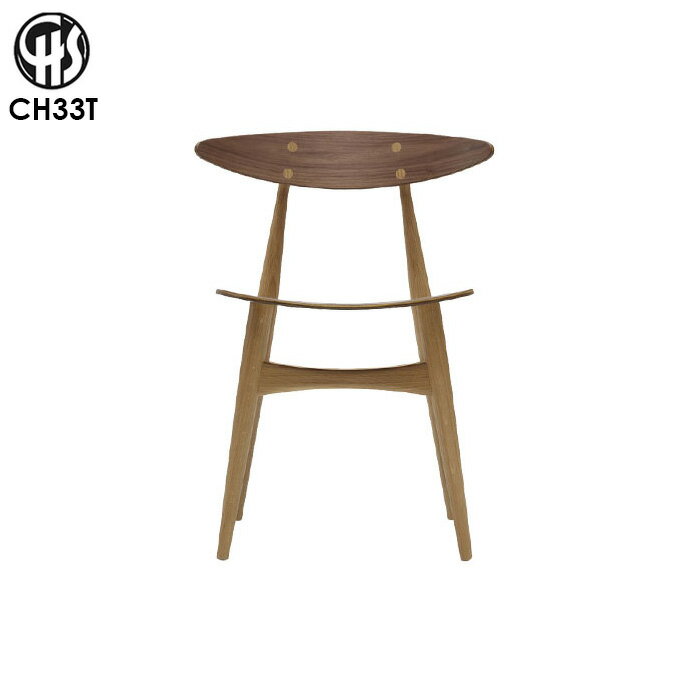 チェア CH33T カールハンセン Carlhansen&son オーク ビーチ ダイニングチェア 椅子 レザー座面 ハンス・J・ウェグナー デザイナーズチェア 正規品 北欧 ナチュラル