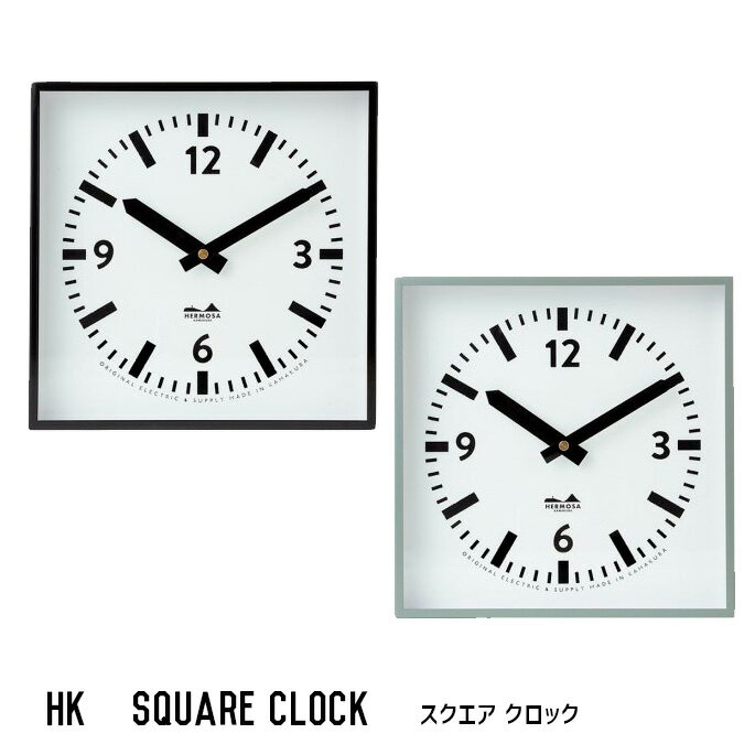 v nT HERMOSA XNGA NbN HK SQUARE CLOCK v