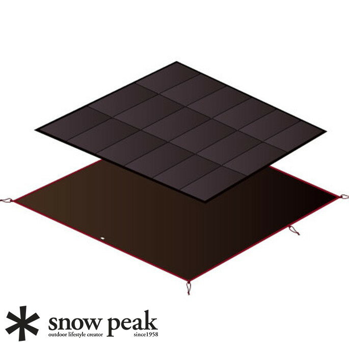 egANZT Xm[s[N Snow Peak AjeBh[L}bgV[gZbg Amenity Dome L Mat Sheet Set SET-121H tA}bg }bg