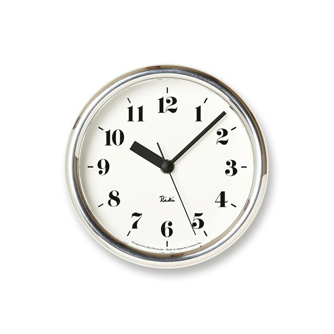 時計 リキ アルミニウム クロック RIKI ALUMINUM CLOCK タカタレムノス Lemnos WR06-29 掛け時計 置時計 インテリア リビング ダイニング 寝室 書斎 子供部屋 [3]
