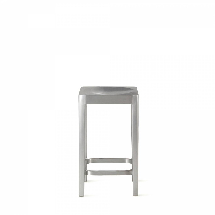 【クーポン割★10/17 9:59まで】スツール EMECO（エメコ）EMECO COUNTER STOOL/アルミニウム/マットシルバー　フィルップ・スタルク