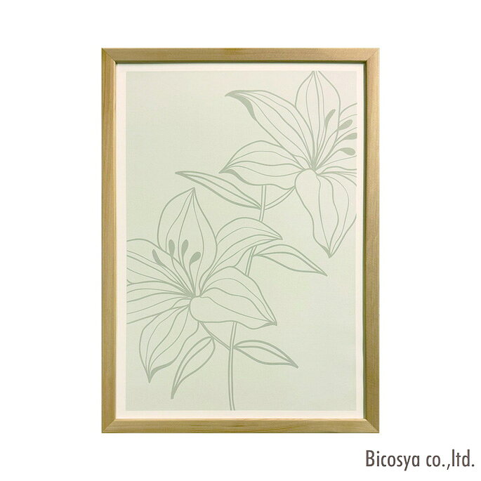 Flower Line Art　Type-G1　 IFL-62818 美術 アート絵画 ジェーアイジー JIG