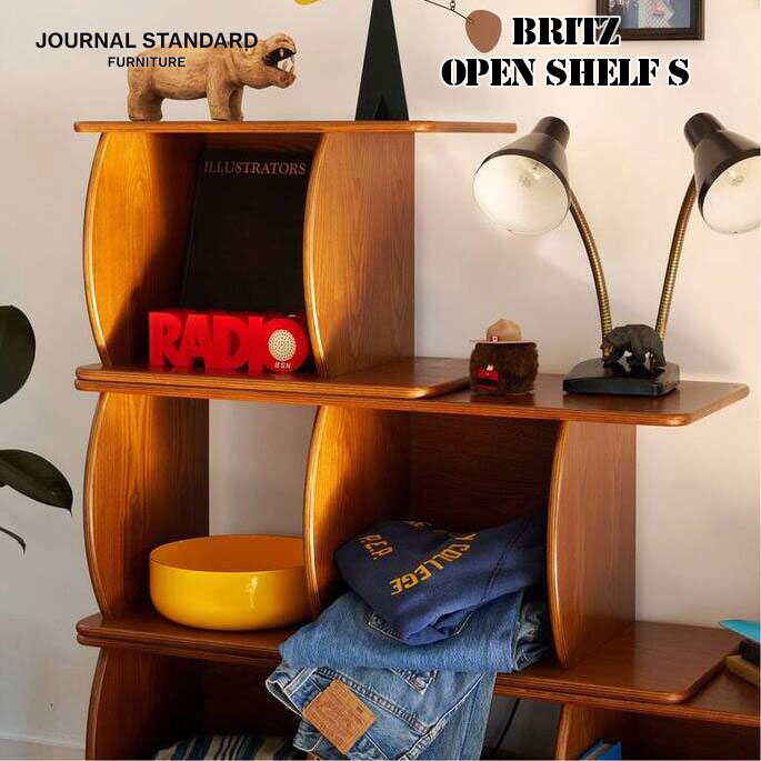 家具 BRITZ OPEN SHELF S ブリッツ オープンシェルフ エス ジャーナルスタンダードファニチャー 25708960001370 収納家具オープンフェルフ リビング ナチュラル 北欧 ヴィンテージ