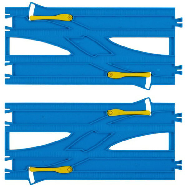 タカラトミー｜TAKARA TOMY プラレール R-24 複線わたりポイントレール