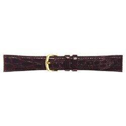 Cowhide - SEIKO｜セイコー 紳士用牛革ワニ型押（切身はっ水ステッチ付）　DAC5 こげ茶