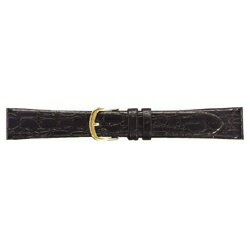 SEIKO|セイコー 紳士用牛革ワニ型押(切身はっ水) DAP7 黒