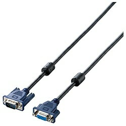 ELECOM｜エレコム 変換・延長ケーブル ブラック CAC-E15BK [1.5m][CACE15BK]【rb_pcacc】