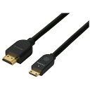 ソニー｜SONY HDMI変換・延長プラグ ブラック DLC-HEM20 [2m /HDMI⇔miniHDMI /スタンダードタイプ /イーサネット対応][DLCHEM20B]