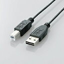 エレコム｜ELECOM 1.0m USB2.0ケーブル 【A】⇔【B】 両面挿しタイプ （ブラック） U2C-DB10BK【rb_ cable_cpn】