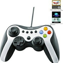 エレコム｜ELECOM JC-U3613MSV 【ドラゴンクエストX／FF XIV:新生エオルゼア 推奨】ゲームパッド シルバー [USB /Windows /13ボタン][JCU3613MSV]