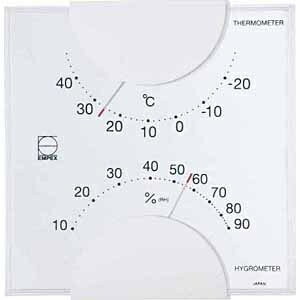 エンペックス｜EMPEX INSTRUMENTS LV-4901 温湿度計 Livi（リビ） ホワイト [アナログ][LV4901]