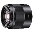 ソニー｜SONY カメラレンズ E 50mm F1.8 OSS APS-C用 ブラック SEL50F18 ソニーE /単焦点レンズ SEL50F18BC