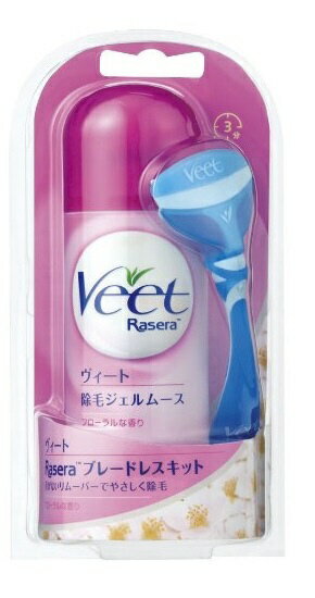 レキットベンキーザー・ジャパン｜Reckitt Benckiser Veet Rasera（ヴィートラゼラ） ブレードレスキット フローラルな香り 145g 〔脱毛・除毛クリーム〕