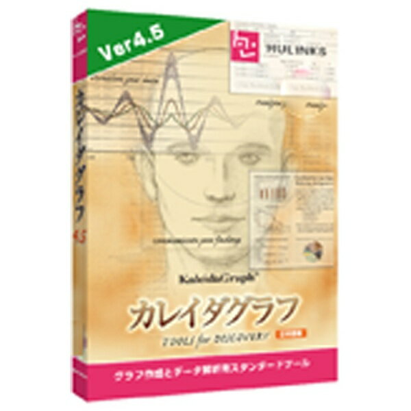 【送料無料】 ヒューリンクス 〔Mac版〕 カレイダグラフ 4.5[KALEIDAGRAPH4.5MAC]