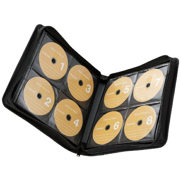 ELECOM�å��쥳�� DVD/CD�б� �ե����ʡ������� 160���Ǽ �֥�å� CCD-SS160BK[CCDSS160BK]