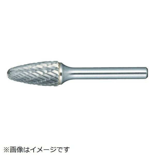 トラスコ中山｜TRUSCO NAKAYAMA 超硬バー　砲弾型　Φ9．5X刃長19X軸6　コースカット　TH3C095