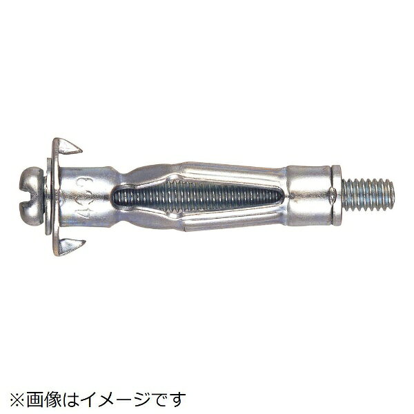 ■ねじの着脱が自在で、簡単な施工で均一に仕上がります。■ねじの着脱が自在です。■簡単な施工で均一に仕上がります。【用途】・中空壁への照明器具・棚受けの取り付けなどに。・中空壁用・照明器具取付け、音響機器の取り付け、カーテンレール取付けなど【仕様】・ねじの呼び： M5・外径（mm）： 9.0・ねじ長さ（mm）： 58・適用板厚（mm）： 7〜14・下穴径（mm）： 11